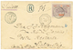 1895 75c (n°58) Obl. OBOCK COLONIE FRANCse Sur Enveloppe Pour LICHTENSTEIG (SUISSE). TTB. - Other & Unclassified