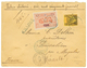 1902 OBOCK 75c Groupe (n°43) + OBOCK 20c(n°53) Obl. DJIBOUTI Sur Enveloppe CHARGEE (VD=650F) Pour La FRANCE. Verso, Desc - Other & Unclassified