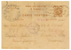 1945 ENTIER OCEANIE 1F Obl. PAPEETE TAHITI + Censures FRANCAISE Et US Pour La FRANCE. Pli Central. Trés Rare. TTB. - Other & Unclassified