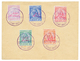 ALBANIA 5 Stamps Overprint "30/1/14 MEDUA" In Red Canc. TCHAY-AGHZI On Envelope. Vvf. - Albanien