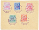 ALBANIA 5 Stamps Overprint "30/1/14 MEDUA" In Red Canc. TCHAY-AGHZI On Envelope. Vvf. - Albania