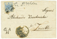 BOSNIA : 1854 AUSTRIA 9k With 4 Margins + Negativ Cachet On Entire Letter To TRIESTE. Scarce. Vvf. - Bosnia Herzegovina