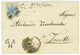 BOSNIA : 1854 AUSTRIA 9k With 4 Margins + Negativ Cachet On Entire Letter To TRIESTE. Scarce. Vvf. - Bosnie-Herzegovine