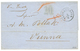 1868 ALEXANDRIEN + "20" Tax Marking In Blue On Entire Letter Via TRIESTE To AUSTRIA. Superb. - Levant Autrichien