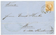 ALEXANDRIA ; 1870 15 SOLDI (n°5I) Canc. ALEXANDRIEN On Cover To WIEN. Signed FERCHENBAUER. Vvf. - Eastern Austria