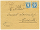 "CANEA + CHARGE" : 1883 10 Soldi(x2) Canc. CANEA + Cachet CHARGE On Envelope To FRANCE. RARE. Vf. - Oriente Austriaco