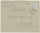 "CANEA" : 1887 10 SOLDI Canc. CANEA On Envelope To FRANCE. Superb. - Eastern Austria
