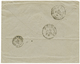 "CANEA" : 1887 10 SOLDI Canc. CANEA On Envelope To FRANCE. Superb. - Oriente Austriaco