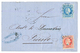 "TREBIZONDE" : 1874 5s + 10s Canc. TREBIZONDA On Cover To TRIESTE. FERCHENBAUER Certificate(1991). Vvf. - Eastern Austria