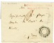 An 3 Rare Cachet Bau Gl ARMS DU NORD / SAMBRE ET MEUSE In Red On Entire Letter Datelined "BRUXELLES" To PARIS. Scarce (R - Otros & Sin Clasificación