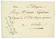 An 12 Cachet C. ORDr En CHEF/ CAMP De BRUGES On Entire Printed Letter Datelined "CAMP De BRUGES" To OSTENDE. Vvf. - Autres & Non Classés
