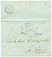 CRETE : 1849 Boxed P.P On DISINFECTED (slit) Entire Letter Datelined "HANIA" To SYROS. RARE. Vvf. - Crete