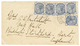 "BEYROUTH" : 1885 GB 1/2p Blue (x5) Canc. BEYROUTH BRITISH POST OFFICE On Envelope To ENGLAND. RARE. Vf. - Autres & Non Classés