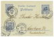 1901 GERMANY P./Stat 2pf + GERMANY 2pf(x2) Canc. PEKING To MUSKAU. Rare. Superb. - China (offices)