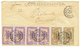 "EBOLOWA" : 1916 "16.10.16" Manus. + "GENERAL MERCHT" + 1c(x2) + 2c(x4) Canc. French DUALA CAMEROUN On Envelope (KRIBI S - Camerún