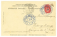 1908 RUSSIA 4k Canc. STEAMSHIP RUSSIAN EAST ASIATIC STEAMSHIP Cie + SHANGHAI POSTE RUSSE On Card To HONG-KONG. Superb. - Otros & Sin Clasificación