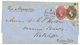 1869 4d + 9d Canc. On Cover (slight Toning) To ENGLAND. Rare Franking. Vf. - Ceilán (...-1947)