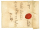 CYPRUS : 1694 Entire Letter Datelined "CIPRO 22 Luglio 1694" To LIVORNO(ITALY). Superb. - Cyprus (...-1960)