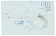 1844 GIBRALTAR + Boxed P.BRIT + "120+ 40 = 160" Tax Marking On Entire Letter To PORTUGAL. Superb. - Gibraltar