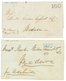 1844 / 46 Lot 2 Entire Letters From GIBRALTAR With 160 Tax Marking To MADEIRA. Superb. - Gibraltar