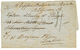 GIBRALTAR : 1852 "1/-" Tax Marking On Entire Letter From GIBRALTAR To ENGLAND. Vvf. - Gibilterra