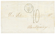 COLOMBIA : 1869 French Consular Cds STE MARTHE + "10" Tax Marking On Entire Letter To FRANCE. Vvf. - Colombia