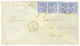 HAITI - MARITIME French Line : 1876 FRANCE 25c(x4) Canc. LE CAP-HAITIEN PAQ FR. D On Envelope To FRANCE. 1 Stamp With Sm - Haïti