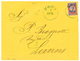 PALESTINE - RUSSIAN P.O : 1879 ROPIT 7k Canc. JAFFA On Envelope To ITALY. Very Scarce. Superb. - Palestine