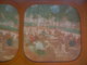 Delcampe - 6 STEREOSCOPES SCENES PARISIENNES - COULEUR - N/B - Stereoscopio