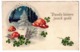 Fly Agaric Vintage New Year Germany ERIKA PC 1930 - Pilze