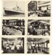 PAQUEBOT "VILLE D'ALGER" CIE GENERALE TRANSATLANTIQUE - CARNET DE 10 PHOTOS Dim 9x6,5 Cms - Barcos