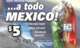 $5 ...a Todo MEXICO! Targeta Prepagada / Phone Card - Andere & Zonder Classificatie