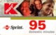 Kmart Spring 95 Domestic Minutes Phone Card - Andere & Zonder Classificatie