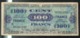 Billet 100 Francs Verso France 1945 Série 3 - 1945 Verso Francés