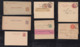 Argentina Collection 7 Postal Stationery Ca. 1890-1920 Used + Mint - Lots & Serien