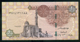 EGYPT / ONE POUND / DATE : 30-7-2018 / P- 70 / PREFIX : L596 / SULTAN QUAYET BEY MOSQUE / ABU SIMBEL TEMPLE / USED - Egypte