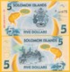 Solomon Islands 5 Dollars P-new 2019 UNC Polymer Banknote IN FOLDER - Isola Salomon