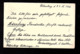 1898 NUMERAL CANCEL 6 Petersburg  > Berlin Unter Den Linden 64  Book Shop Puttkammer & Mühlbrecht (212) - Briefe U. Dokumente