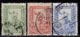 GR+ Griechenland 1901 Mi 125 128-29 131 Hermes - Used Stamps