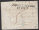 : Pli De 1794 En Port Du Avec Marque Linéaire : ARMEE DU BAS RHIN / ° DIVon > PARIS? - Army Postmarks (before 1900)