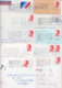 France Reunion 1980s 45 Different Postmarks On Covers To Finland - Autres & Non Classés