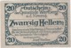 Austria (NOTGELD) 20 Heller Wartberg 31-12-1921 Kon-fs 1141 A.4 Verde UNC Ref 3651-1 - Oostenrijk