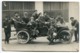 Photo Carte Véhicule Ancien Automobile Voiture à Capote * Très Animées Hommes Casquettes Uniformes - Passenger Cars