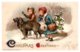 Dog Pulling Christmas Tree, Christmas Greetings ,John Winsch - Dogs