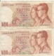 Belgique - Lot 2 Billet 50 Francs Frank (Baudouin Fabiola 1966) (4) - Autres & Non Classés