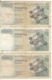 Belgique - Lot 3 Billet 20 Francs Frank (Baudouin Atomium 1964) (4) - Andere & Zonder Classificatie