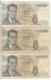 Belgique - Lot 3 Billet 20 Francs Frank (Baudouin Atomium 1964) (6) - Andere & Zonder Classificatie