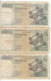 Belgique - Lot 3 Billet 20 Francs Frank (Baudouin Atomium 1964) (6) - Andere & Zonder Classificatie