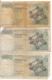 Belgique - Lot 3 Billet 20 Francs Frank (Baudouin Atomium 1964) (10) - Andere & Zonder Classificatie