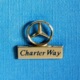 1 PIN'S //  ** MERCEDES-BENZ / CHARTER WAY / LOCATION D'UTILITAIRES LÉGERS ET DE CAMIONS ** . (Sofrec Paris) - Mercedes